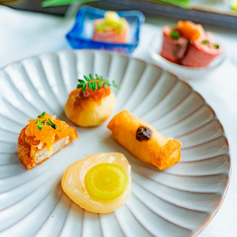 ビュメール／フェアモント東京のジャパニーズアフタヌーンティー "オータム"のセイボリー画像