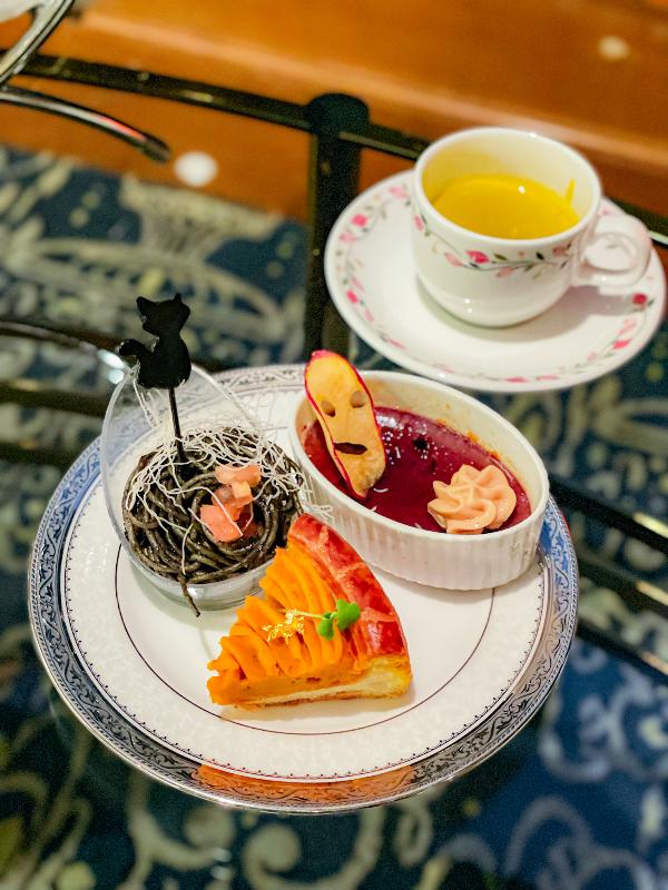 ロビーラウンジ フォンテーヌ／ロイヤルパークホテルのハロウィンアフタヌーンティーのセイボリー画像