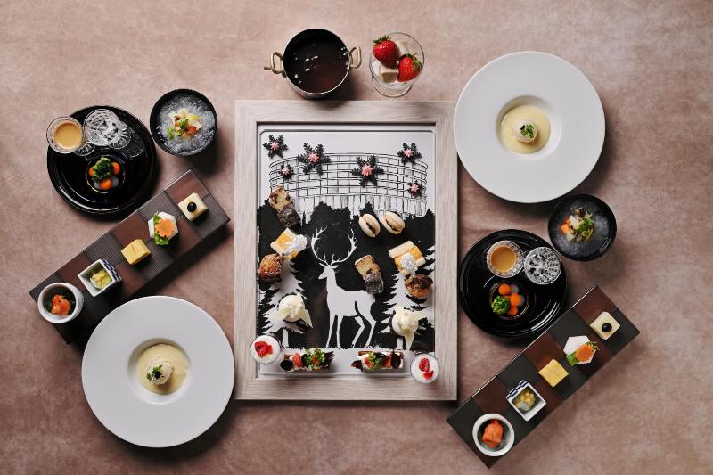和のアフタヌーンティーセット「Art of Plate 冬うらら」の画像1