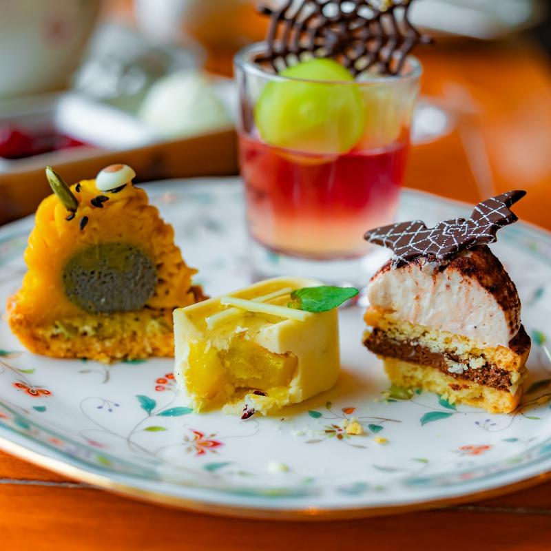 ロビーラウンジ ル・ジャルダン／ホテル椿山荘東京のハロウィンアフタヌーンティーのスイーツ追加1画像