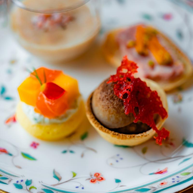 ロビーラウンジ ル・ジャルダン／ホテル椿山荘東京のハロウィンアフタヌーンティーのセイボリー追加2画像