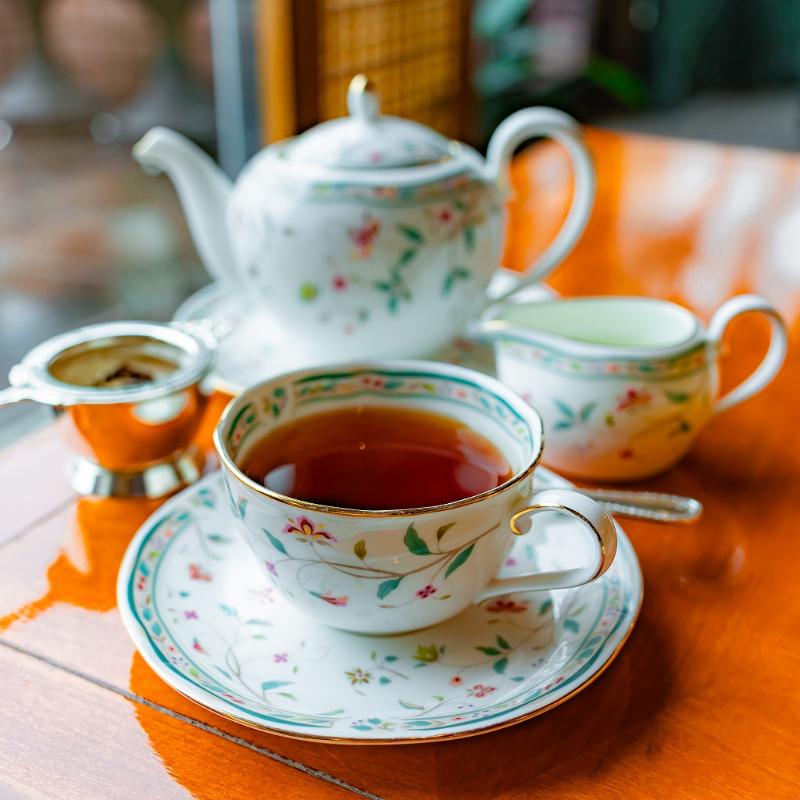 ロビーラウンジ ル・ジャルダン／ホテル椿山荘東京のハロウィンアフタヌーンティーの飲み物画像