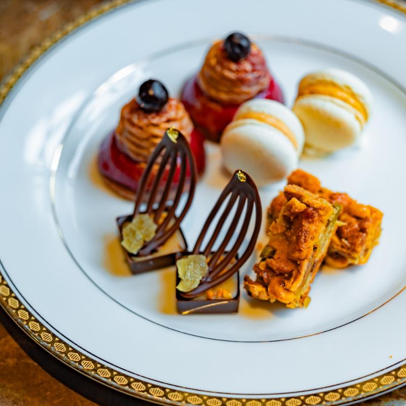 ロビーラウンジ　ラ・テラス／ホテルニューグランドの秋のアフタヌーンティーのスタンド2段目画像