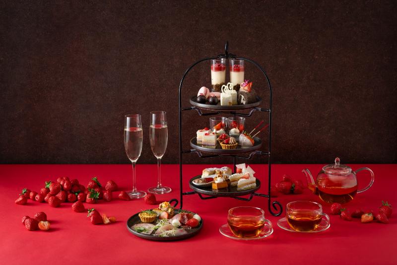 「いちご×ショコラ」のウィンターアフタヌーンティーの画像1