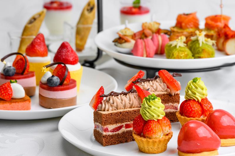 いちご香る冬のアフタヌーンティー「金鼓」〈KONKU〉の画像1