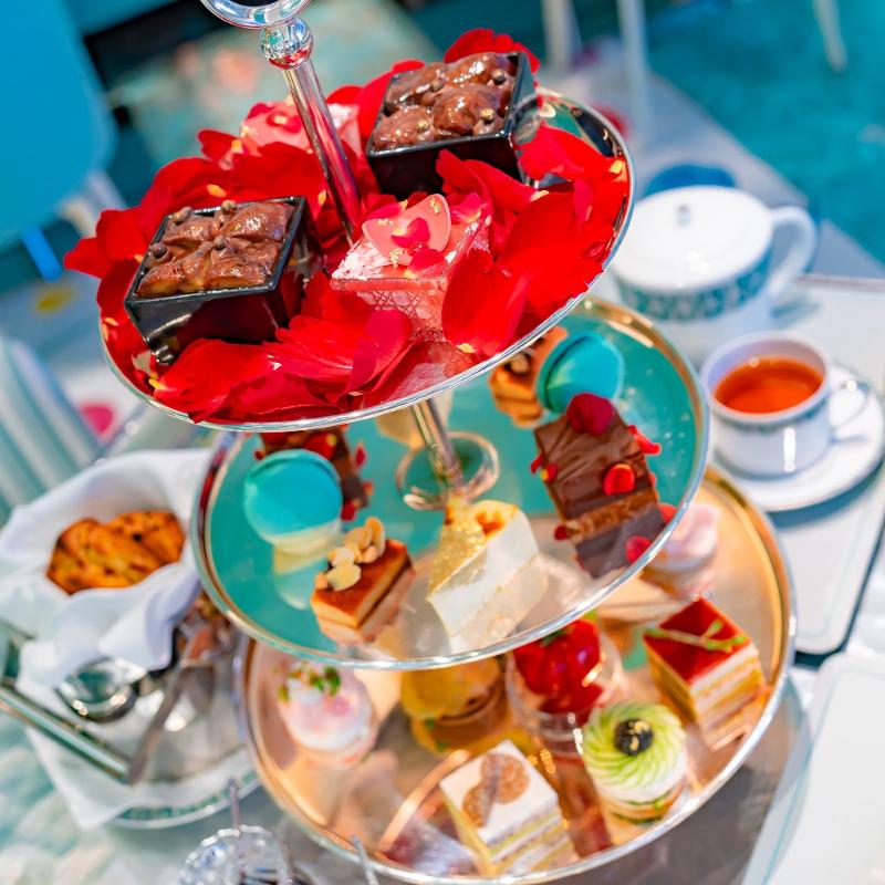 Tiffany Blue Box CaféのTiffany Afternoon Teaのアフタヌーンティー画像2