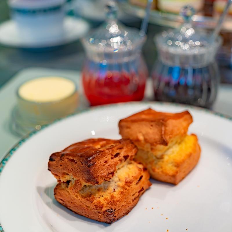 Tiffany Blue Box CaféのTiffany Afternoon Teaのスコーン画像