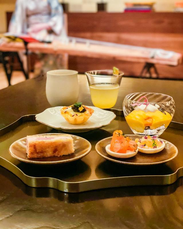 ザ リビングルーム／パークハイアット京都の秋のアフタヌーンティーのスタンド1段目画像