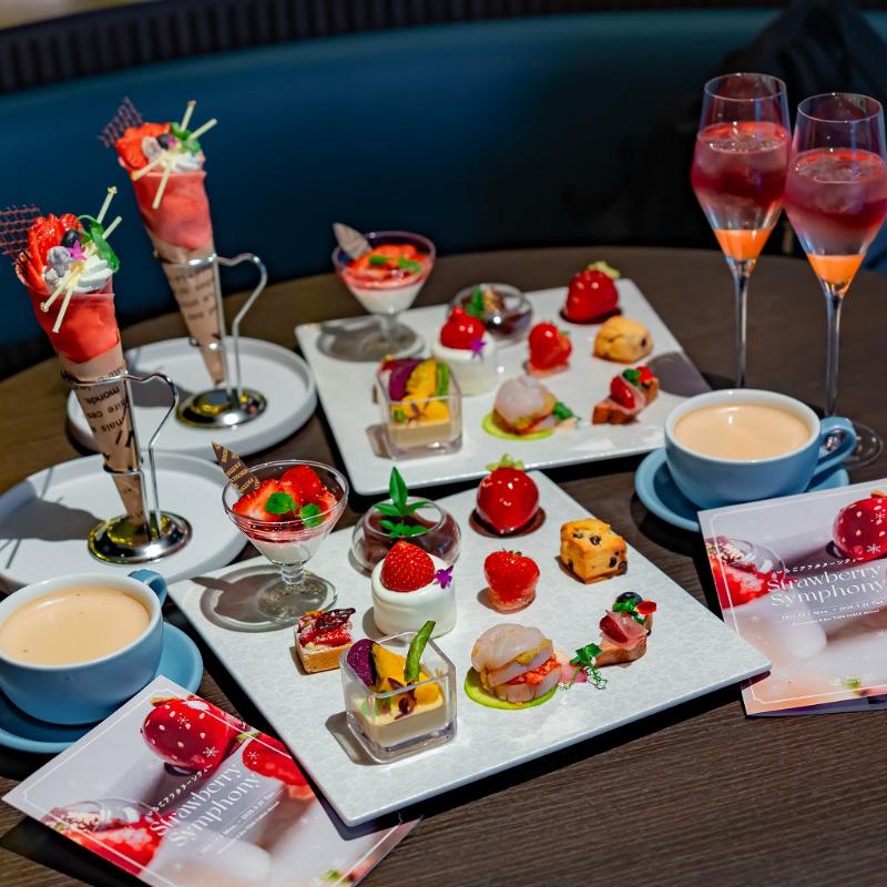 Restaurant＆Bar TIDE TABLE Shiomi／東京ベイ潮見プリンスホテルのいちごアフタヌーンティー～Strawberry Symphony～のアフタヌーンティー画像2