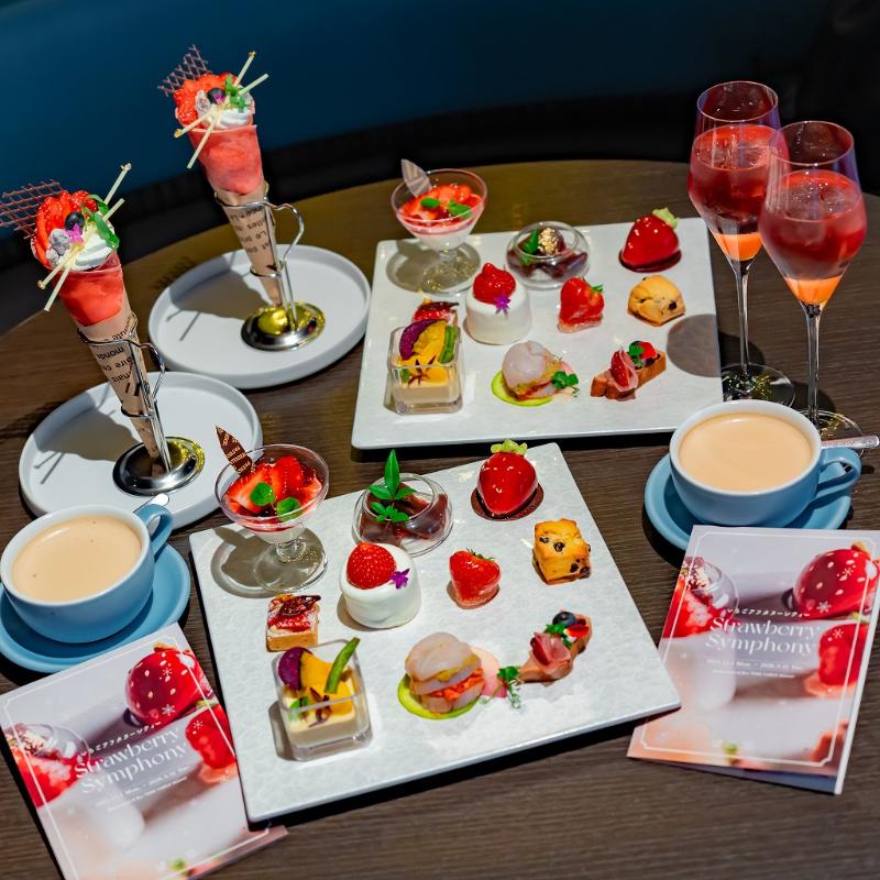 Restaurant＆Bar TIDE TABLE Shiomi／東京ベイ潮見プリンスホテルのいちごアフタヌーンティー～Strawberry Symphony～のスタンド画像