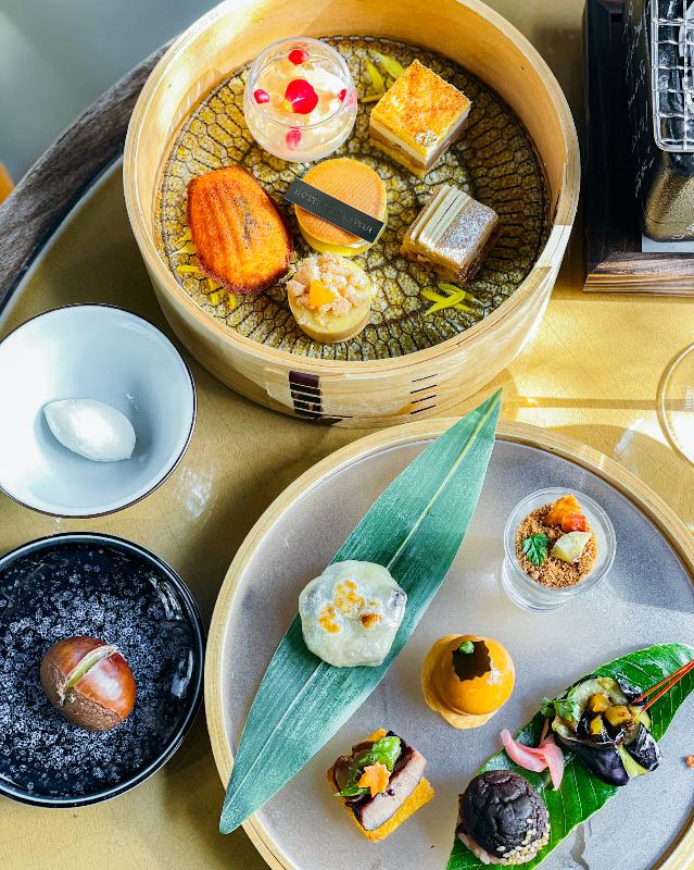 THE GARDEN BAR／HOTEL THE MITSUI KYOTOの京丹波栗アフタヌーンティーのアフタヌーンティー画像2