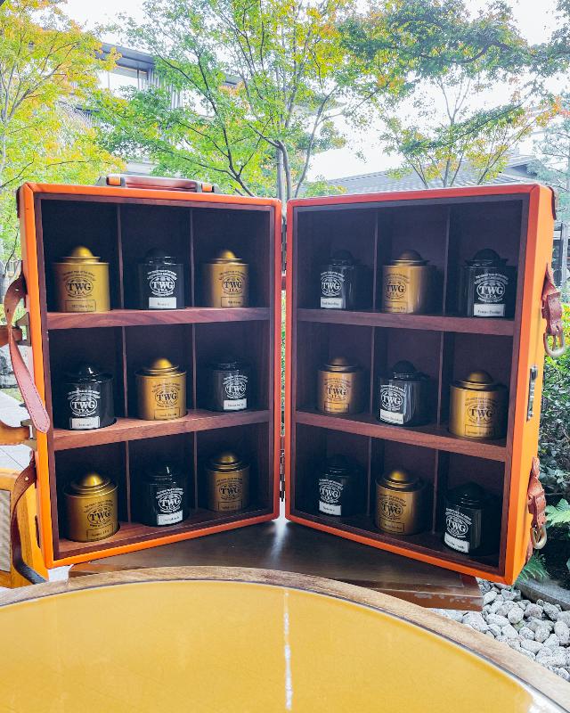 THE GARDEN BAR／HOTEL THE MITSUI KYOTOの京丹波栗アフタヌーンティーの飲み物画像