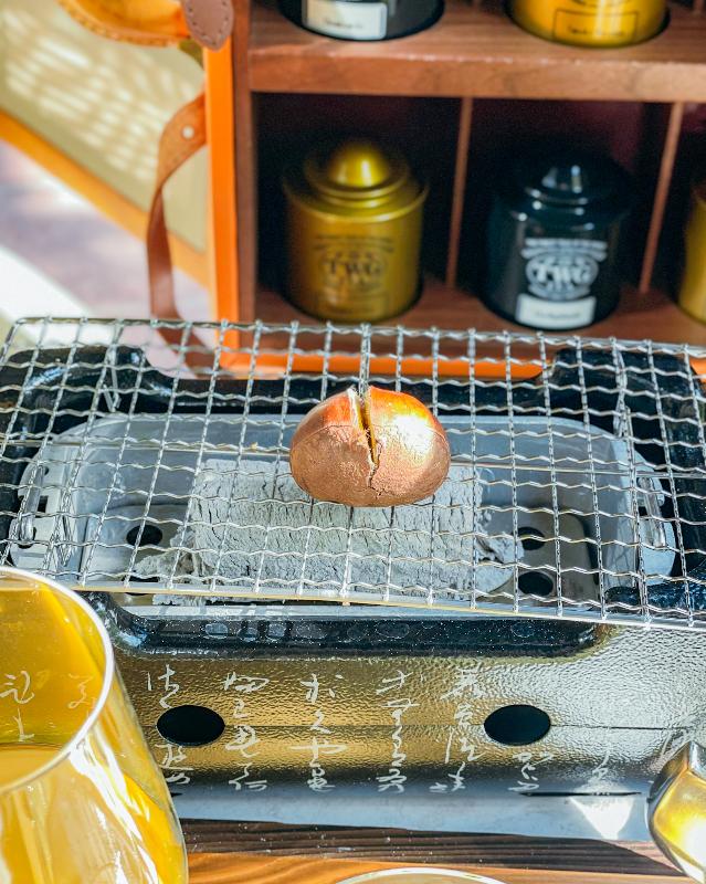 THE GARDEN BAR／HOTEL THE MITSUI KYOTOの京丹波栗アフタヌーンティーのスタンドその他プレート1画像