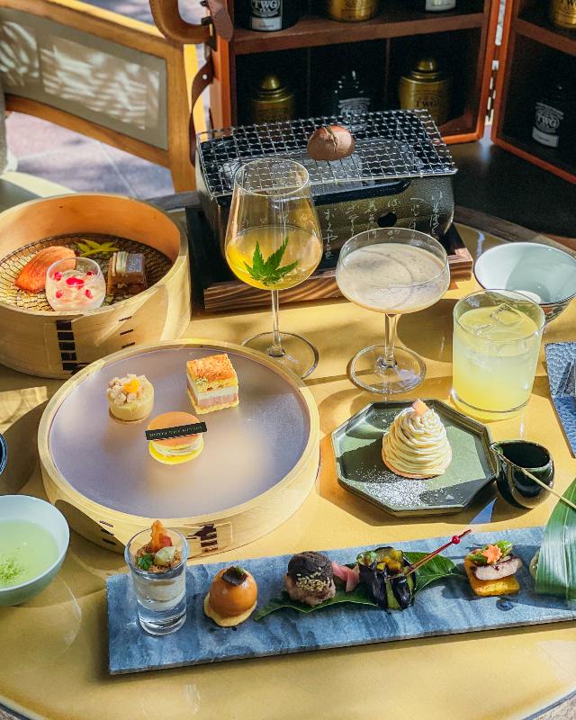 THE GARDEN BAR／HOTEL THE MITSUI KYOTOの京丹波栗アフタヌーンティーのあとがき1画像