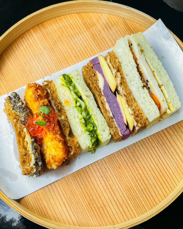 Jean-Georges at The Shinmonzen／The Shinmonzenの栗と柿のアフタヌーンティーのセイボリー追加1画像