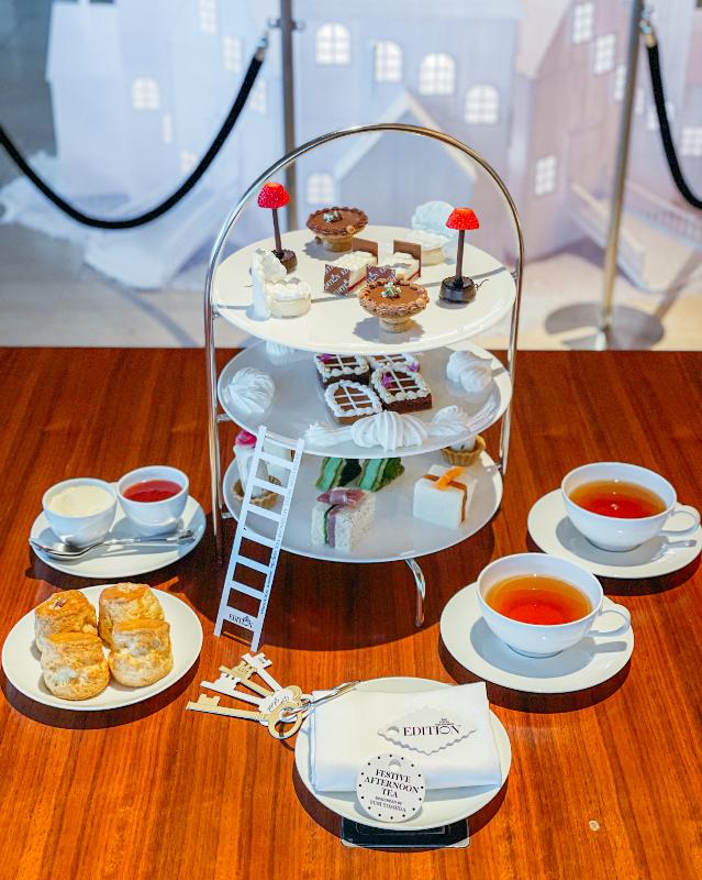 ロビー バー／東京エディション虎ノ門のドリームライトホテルアフタヌーンティーのスタンド画像