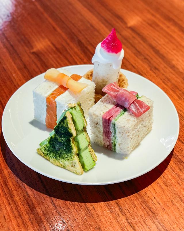 ロビー バー／東京エディション虎ノ門のドリームライトホテルアフタヌーンティーのセイボリー画像