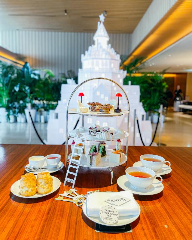 ロビー バー／東京エディション虎ノ門のドリームライトホテルアフタヌーンティーのアフタヌーンティー画像