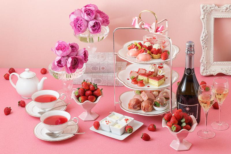 あまおうアフタヌーンティーセット ～赤い宝石～の画像1