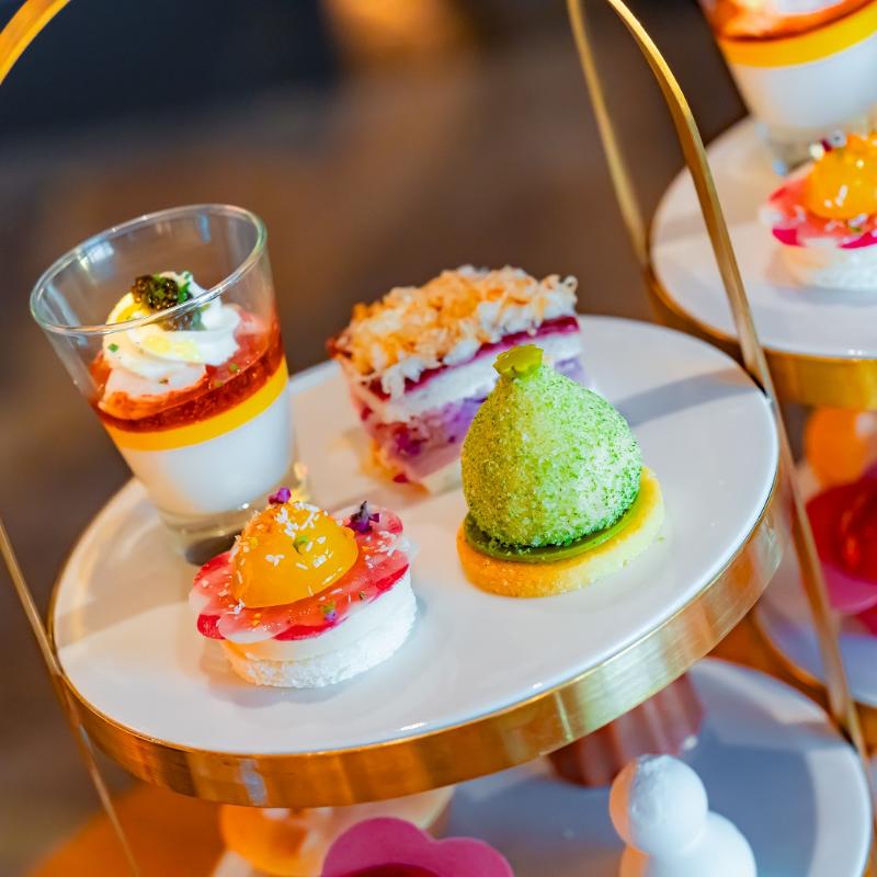 ザ ラウンジ／フォーシーズンズホテル東京大手町のフェスティブアフタヌーンティーのスタンド1段目画像