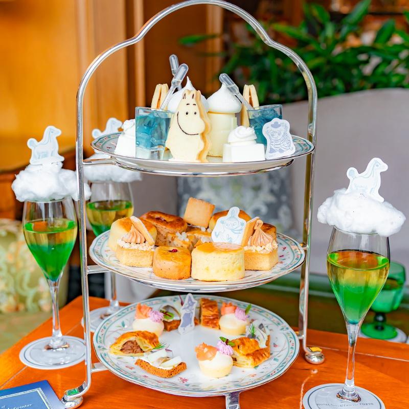 ロビーラウンジ ル・ジャルダン／ホテル椿山荘東京のTales of Moominland Midwinter アフタヌーンティーのスタンド画像