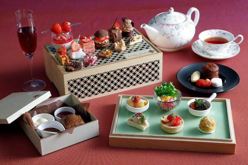 チョコレート＆いちごアフタヌーンティーの画像1