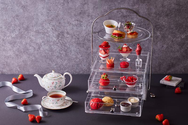 クリムゾン ストロベリー アフタヌーンティーの画像1