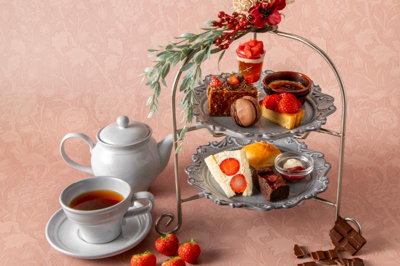 苺とショコラのアフタヌーンティーの画像1