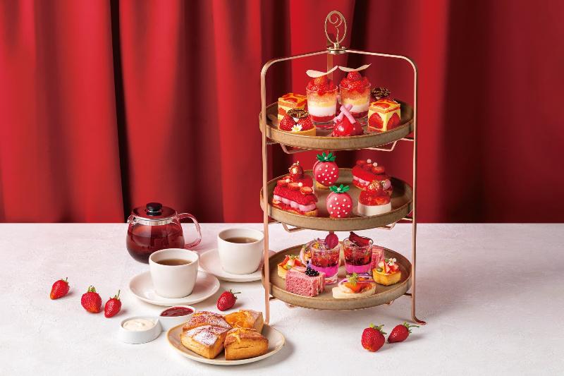 苺づくしのアフタヌーンティーの画像1