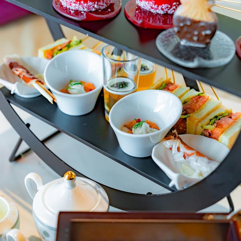 ザ・カハラ・ラウンジ／ザ・カハラ・ホテル＆リゾート横浜のクリスマスアフタヌーンティーのスタンド3段目画像