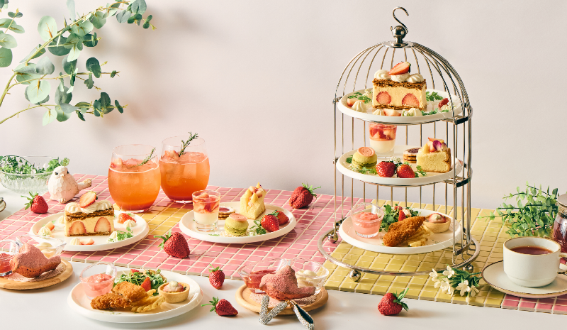 TeaDropTimeサブ管理者のノスタルジックいちごアフタヌーンティー ロンドン・ティータイム画像