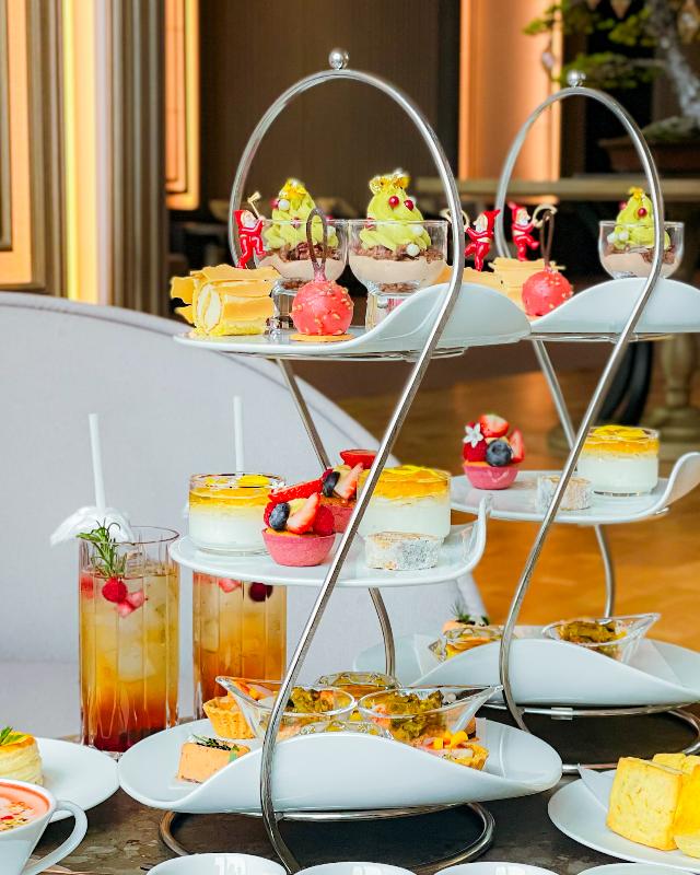 ジャヌ ラウンジ & ガーデンテラス／ジャヌ東京のクリスマスアフタヌーンティーのスタンド画像