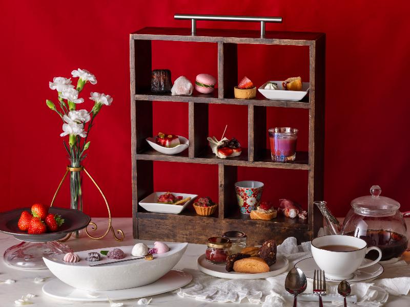 いちご尽くしのアフタヌーンティーの画像1