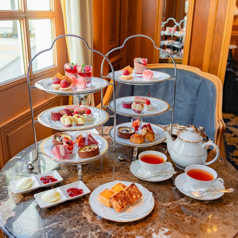 ロビーラウンジ　ラ・テラス／ホテルニューグランドの苺のアフタヌーンティーのメイン画像