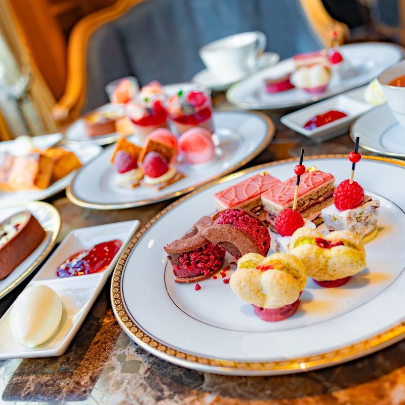 ロビーラウンジ　ラ・テラス／ホテルニューグランドの苺のアフタヌーンティーのアフタヌーンティー画像2