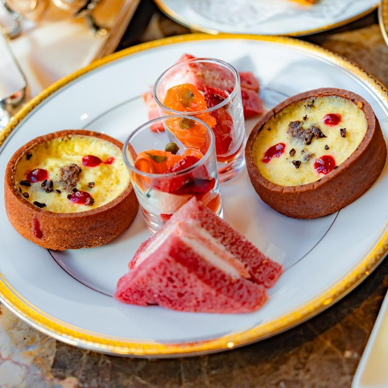 ロビーラウンジ　ラ・テラス／ホテルニューグランドの苺のアフタヌーンティーのスタンド3段目画像