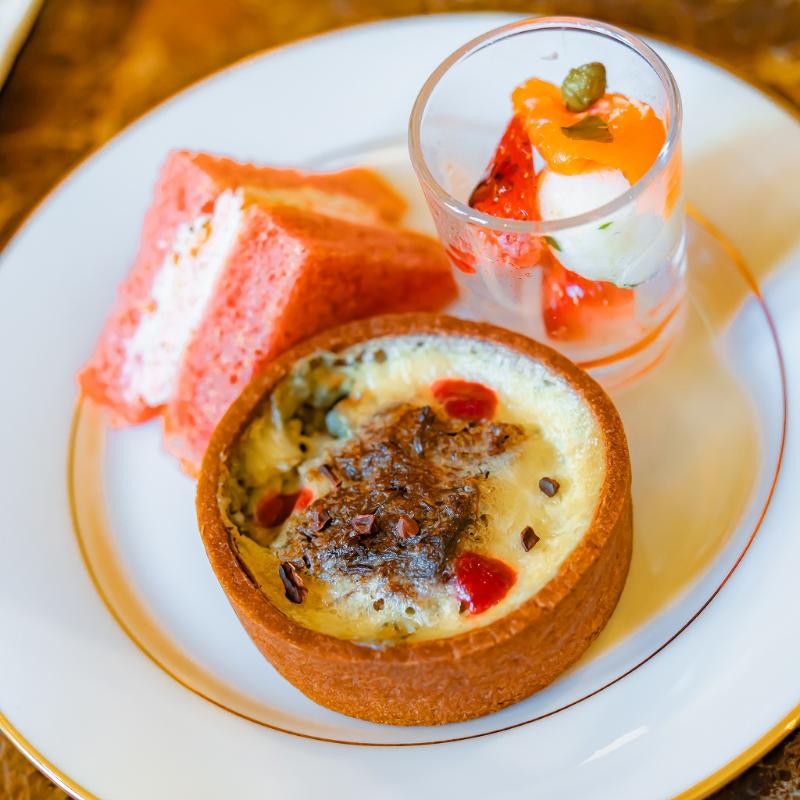 ロビーラウンジ　ラ・テラス／ホテルニューグランドの苺のアフタヌーンティーのセイボリー画像