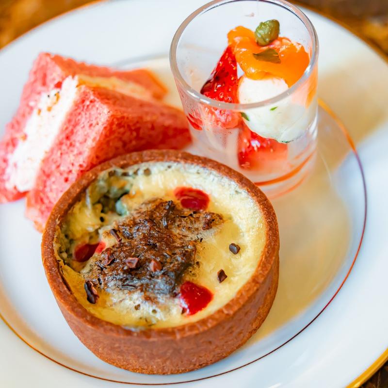 ロビーラウンジ　ラ・テラス／ホテルニューグランドの苺のアフタヌーンティーのセイボリー追加1画像