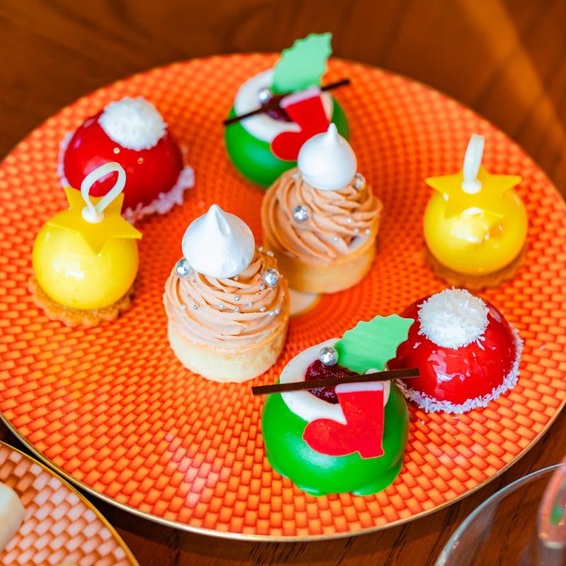 オリエンタルラウンジ／マンダリン オリエンタル 東京のクリスマスプレミアムアフタヌーンティーのスタンド1段目画像