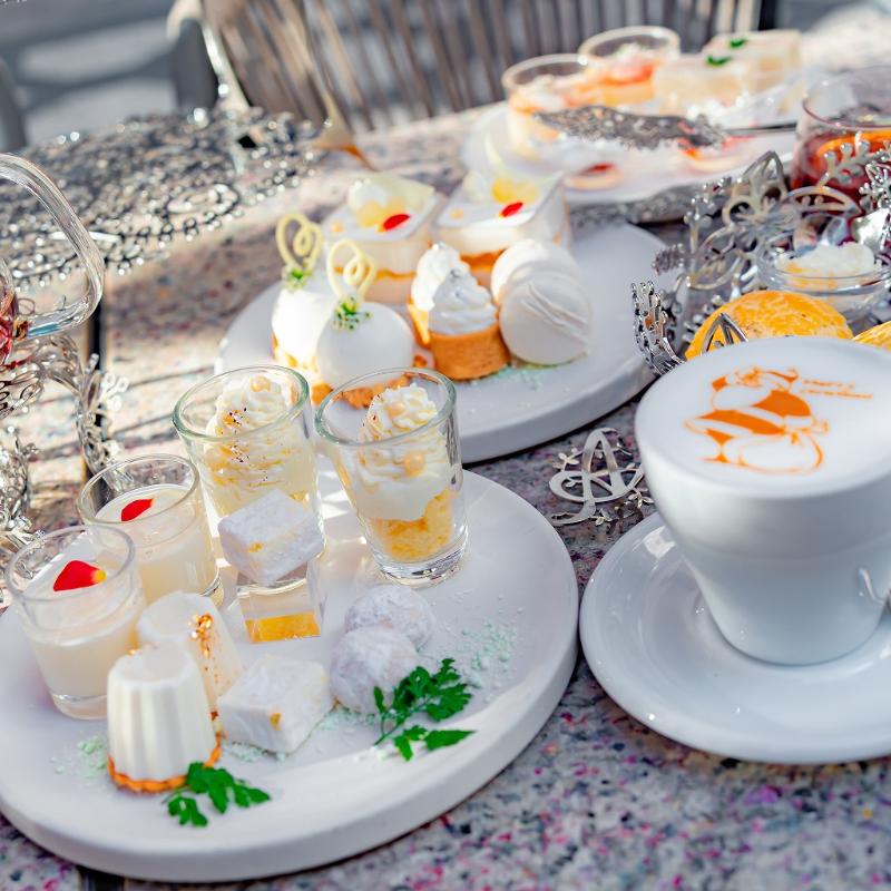 アニヴェルセルカフェ 表参道のWhite Christmas アフタヌーンティーのアフタヌーンティー画像2