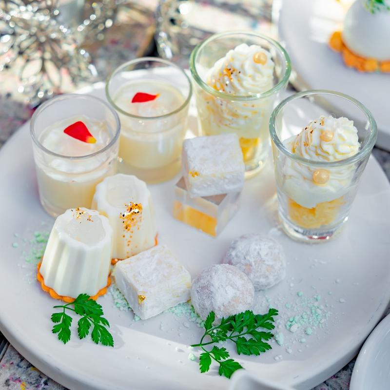 アニヴェルセルカフェ 表参道のWhite Christmas アフタヌーンティーのスタンド2段目画像