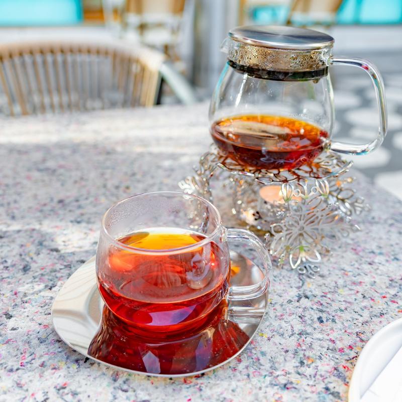 アニヴェルセルカフェ 表参道のWhite Christmas アフタヌーンティーの飲み物画像