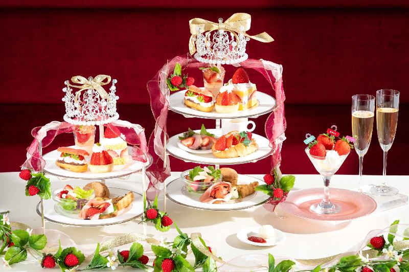 スペシャルストロベリーアフタヌーンティーセットの画像1
