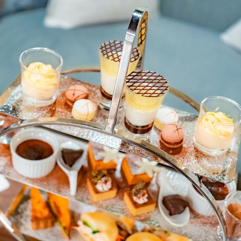 ラウンジ kinkei／明治記念館のWinter Afternoon Teaのスタンド1段目画像