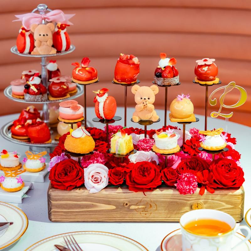 PuellaのPuella Ruby Ribbon Afternoon TeaーSweet Bear Tea Partyーのアフタヌーンティー画像2