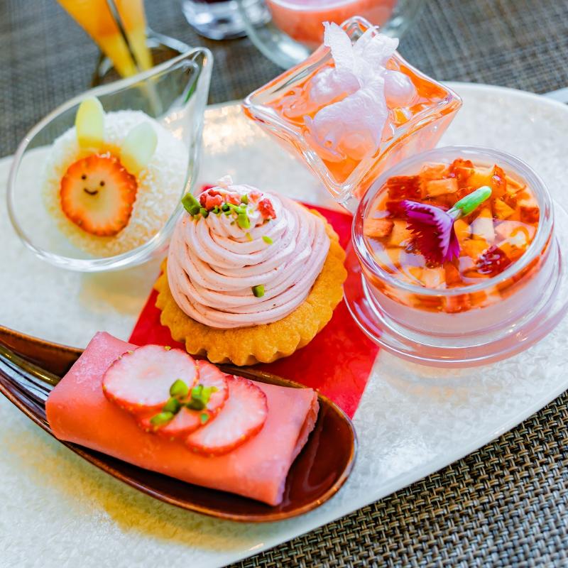 チャイナシャドー／ストリングスホテル東京インターコンチネンタルのストロベリーチャイニーズアフタヌーンティーのスイーツ追加1画像