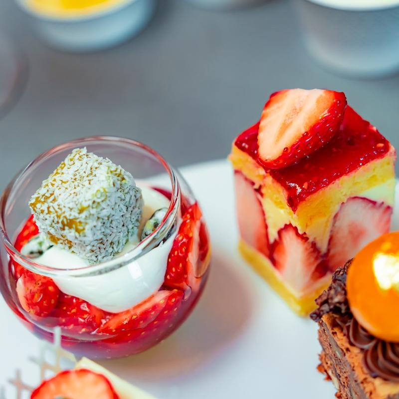 JWラウンジ／JWマリオット・ホテル東京のJWストロベリー アフタヌーンティーのスイーツ追加1画像