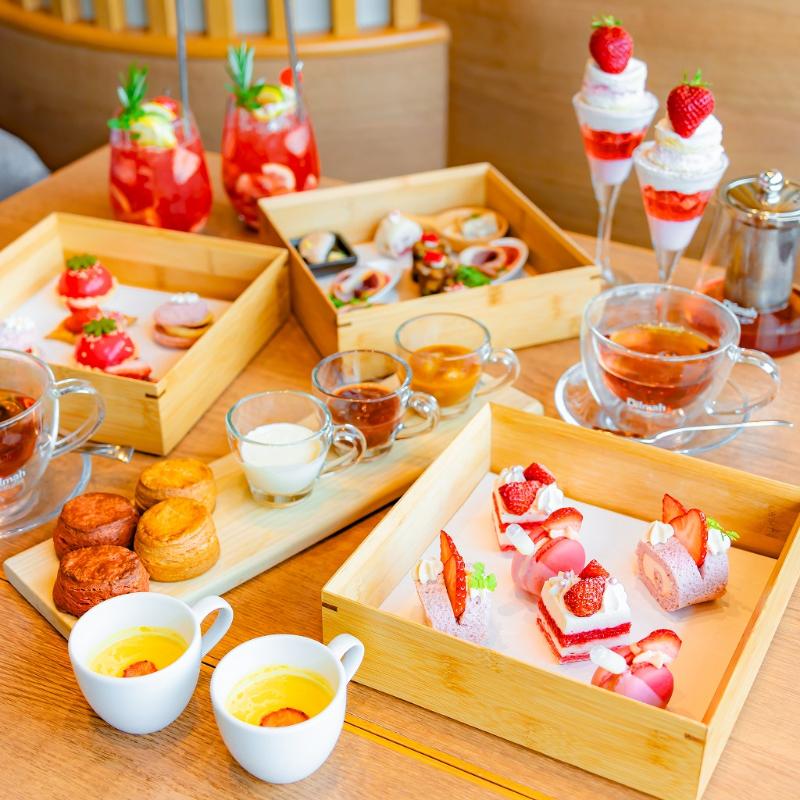 バーラウンジ シルバ／ヒルトン東京ベイのストロベリーアフタヌーンティーのメイン画像