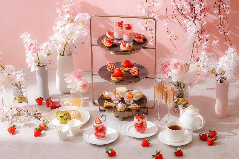 ストロベリーブロッサムアフタヌーンティーの画像1