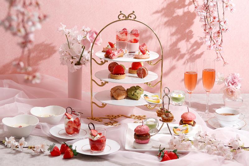 ストロベリーブロッサムアフタヌーンティーの画像1